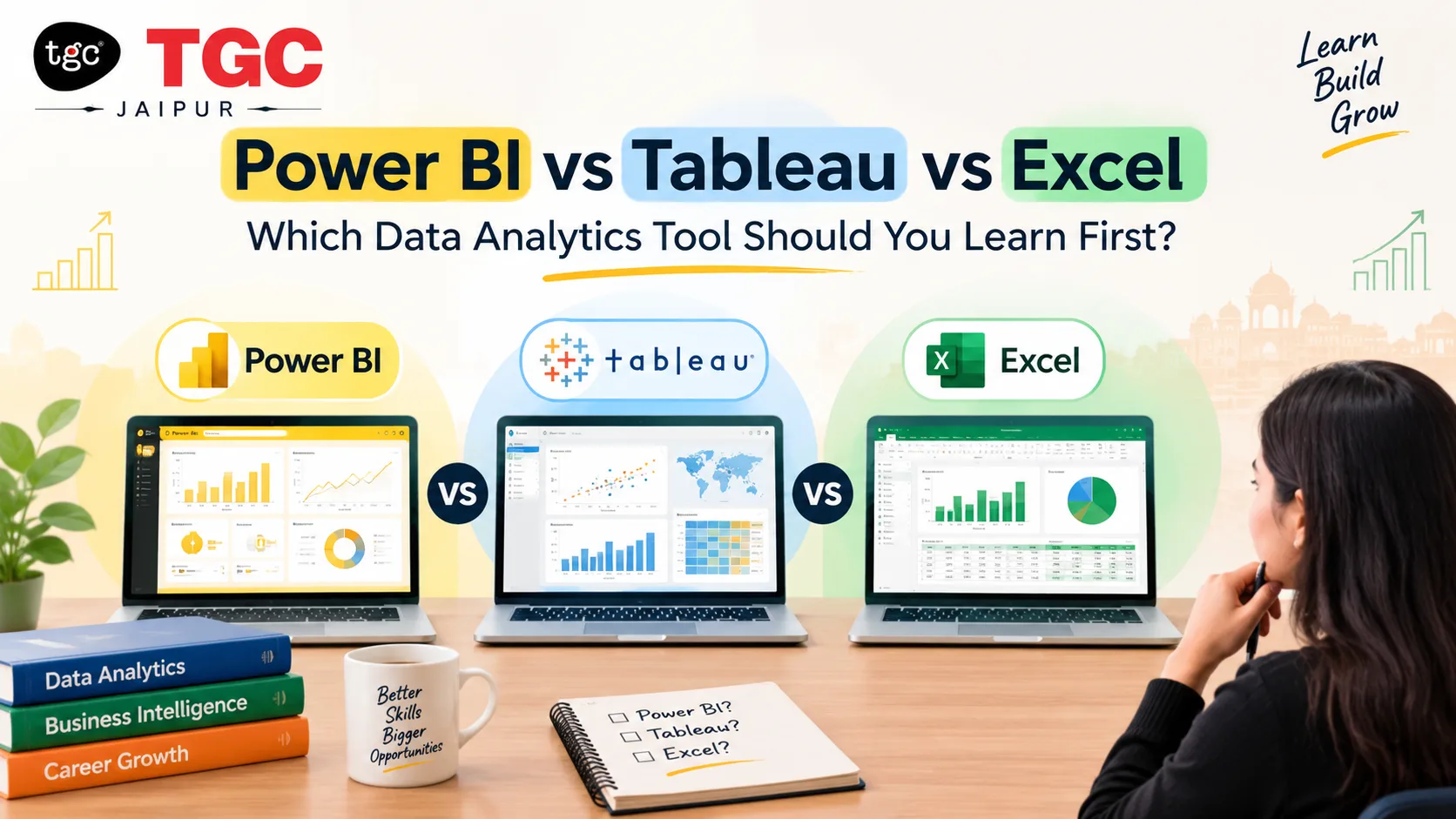 Power BI vs Tableau vs Excel: Which Data Analytics Tool Should You Learn First?